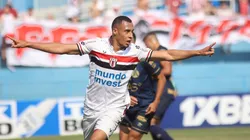 Foto: André Costa/Divulgação/Agência Botafogo | Foto: Salatiel foi autor do gol do triunfo do Botafogo-SP