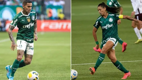 Agif/Marcello Zambrana e Agif/Rebeca Reis - Bia Zaneratto e Dudu devem jogar no mesmo dia no Allianz Parque