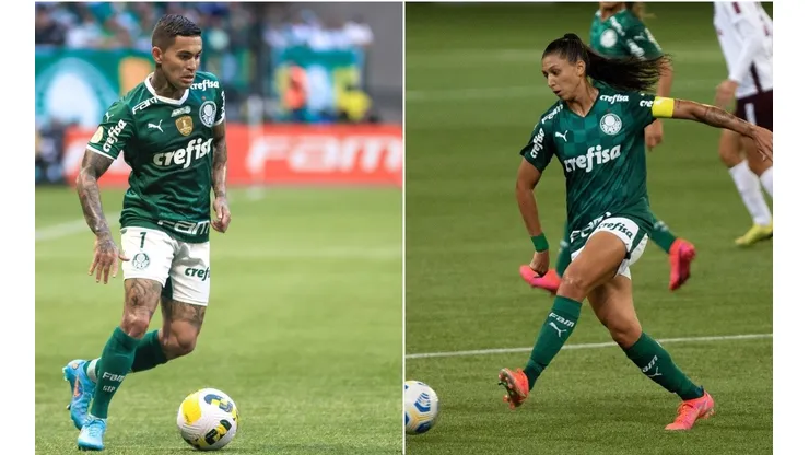 Agif/Marcello Zambrana e Agif/Rebeca Reis - Bia Zaneratto e Dudu devem jogar no mesmo dia no Allianz Parque