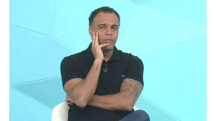 Denilson palpitou sobre Atlético-GO x São Paulo (Foto: Reprodução/SBT)