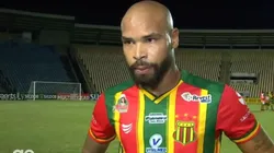 Legenda de capa: Reprodução. Paulo Sérgio foi essencial para o empate do Sampaio Corrêa