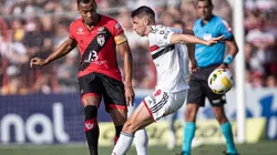 Heber Gomes/AGIF/ Atlético-GO x São Paulo: Saiba onde assistir AO VIVO esse duelo pela semifinal da Sul-Americana.