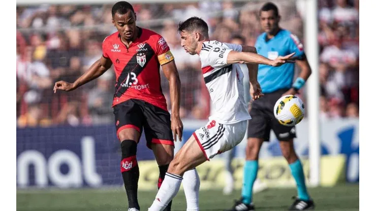 Heber Gomes/AGIF/ Atlético-GO x São Paulo: Saiba onde assistir AO VIVO esse duelo pela semifinal da Sul-Americana.