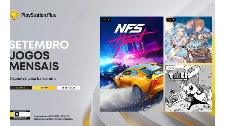PlayStation Plus revela jogos do mês de setembro e atualização do catálogo