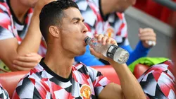 Getty Images / Mike Hewitt / Equipe - CR7 na reserva do United.