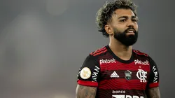 Agif/Jorge Rodrigues - Gabigol recebe surpresa da torcida do Flamengo