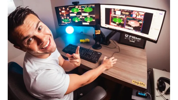 Gustavo Mastelotto se tornou campeão mundial de poker (Foto: Reprodução instagram oficial Gustavo Mastelotto @22ehnutzz)