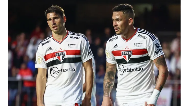 Marcello Zambrana/AGIF/ Calleri e Luciano são a aposta do São Paulo para enfrentar o Atlético-GO; números dos dois impressionam.