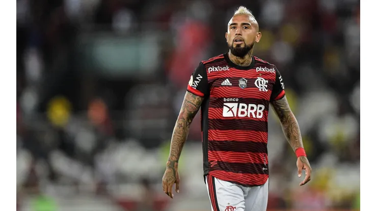 Agif/Thiago Ribeiro - Vidal divide posição de xodó com outro atleta do Flamengo