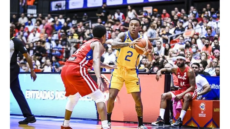 Yago durante a derrota para Porto Rico, em San Juan
