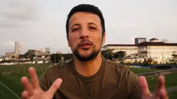 Foto: André Hernan/YouTube - André Hernan visita o Santos