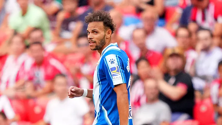 Martin Braithwaite no Grêmio. Foto: Juan Manuel Serrano Arce/Getty Images