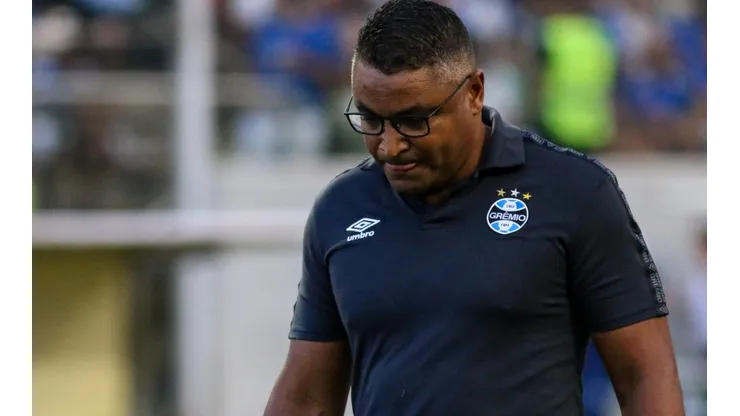 Fernando Moreno/AGIF. Roger Machado é constantemente desaprovado pela torcida do Grêmio