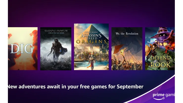 Assassin’s Creed Origins, Shadow of Mordor e mais jogos estarão no Prime Gaming de setembro