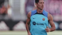 Divulgacão/Barcelona - Lewandowski viraliza após sorteio da Champions