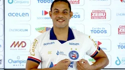 Foto: Felipe Oliveira / EC Bahia / Divulgação | Ytalo foi apresentado na manhã desta segunda-feira (22)