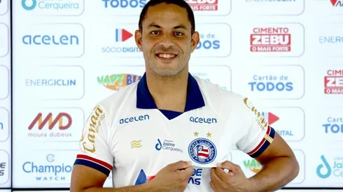 Foto: Felipe Oliveira / EC Bahia / Divulgação | Ytalo foi apresentado na manhã desta segunda-feira (22)