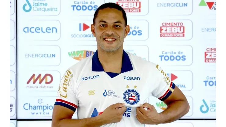 Foto: Felipe Oliveira / EC Bahia / Divulgação | Ytalo foi apresentado na manhã desta segunda-feira (22)