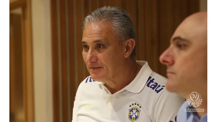Foto: TV Palmeiras/FAM/YouTube - Tite admite estar de olho em dois atletas do Palmeiras