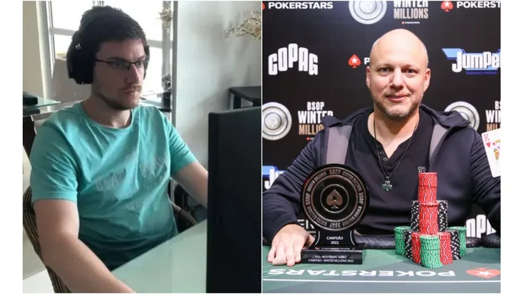 Rodrigo Selouan e Tel Genovesi foram os destaques do Brasil no poker online (Fotos: Instagram oficial Rodrigo Selouan e Divulgção/BSOP)