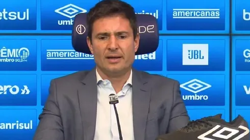 Foto: Reprodução/Grêmio TV/YouTube - Cerri: executivo de futebol busca negócios com outros clubes