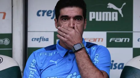 Ettore Chiereguini/AGIF - Abel Ferreira no comando do Palmeiras.