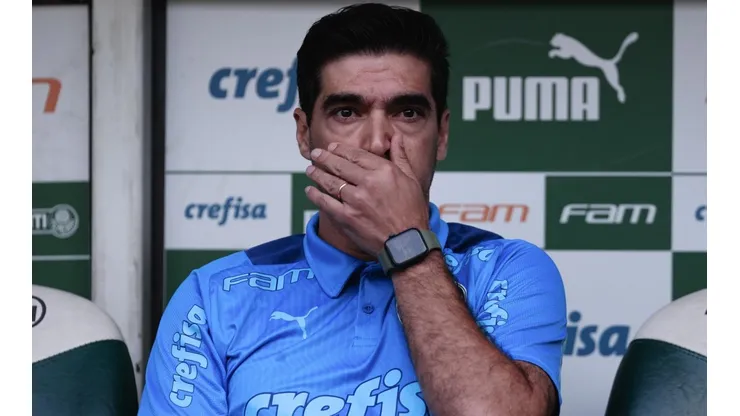 Ettore Chiereguini/AGIF - Abel Ferreira no comando do Palmeiras.