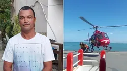 Foto 1: Reprodução/TV Globo e Foto 2: Divulgação/Corpo de Bombeiros do RJ