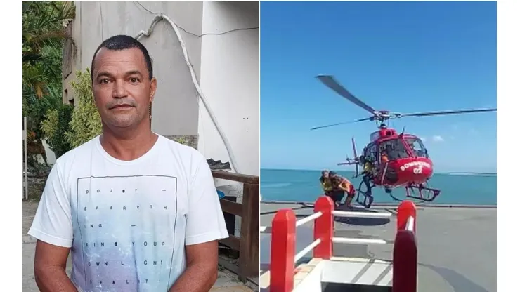 Foto 1: Reprodução/TV Globo e Foto 2: Divulgação/Corpo de Bombeiros do RJ