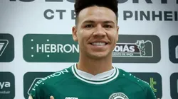 Foto: Rosiron Rodrigues / Goiás E.C. | Marquinhos Gabriel foi apresentado nesta terça (16)