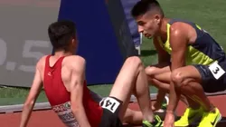 Atleta de Andorra voltou para ajudar adversário que caiu