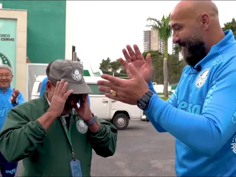 Funcionário do Palmeiras ganha surpresa após avanço na Liberta: "Se a gente classificasse eu..."