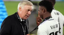 Foto: Alex Grimm/Getty Images | Para Ancelotti, Benzema ficará com o prêmio Bola de Ouro nesta edição