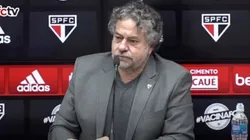 Reprodução/Youtube SPFC. Julio Casares busca contratação de atacante para o São Paulo
