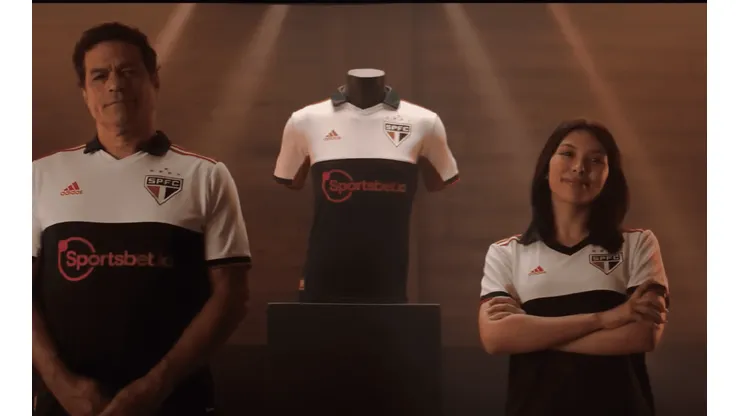 Reprodução/São Paulo FC. Terceira camisa da temporada é divulgada pelo São Paulo