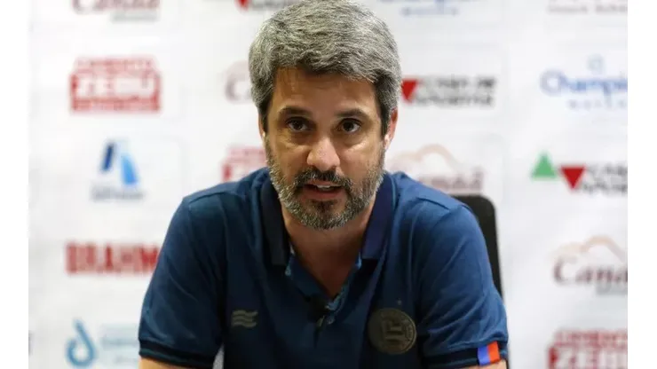 Foto: Felipe Oliveira / EC Bahia / Divulgação - Freeland 'agita' torcida do Bahia.
