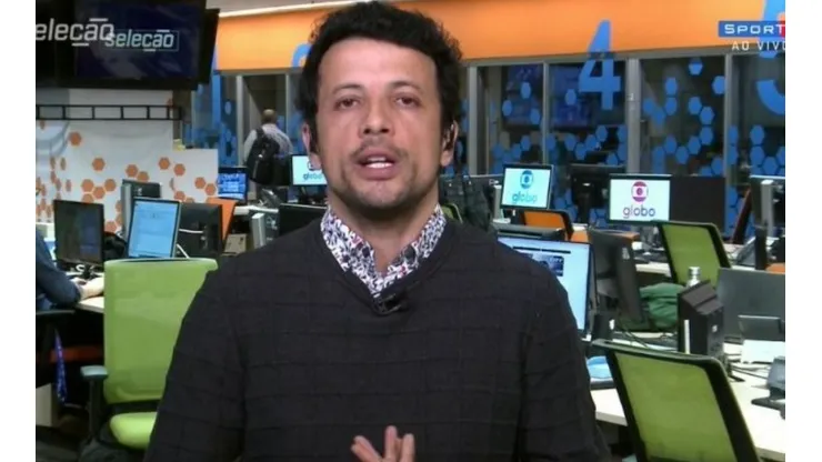 Foto: Reprodução/SporTV - André Hernan traz informação de que Gabriel Pires, do Benfica, fechou por empréstimo com Fogão