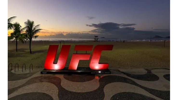 Logo do UFC no Rio de Janeiro, em 2019