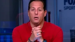 Foto: Reprodução/Fox - Benja trouxe a notícia após a vitória do Flamengo.