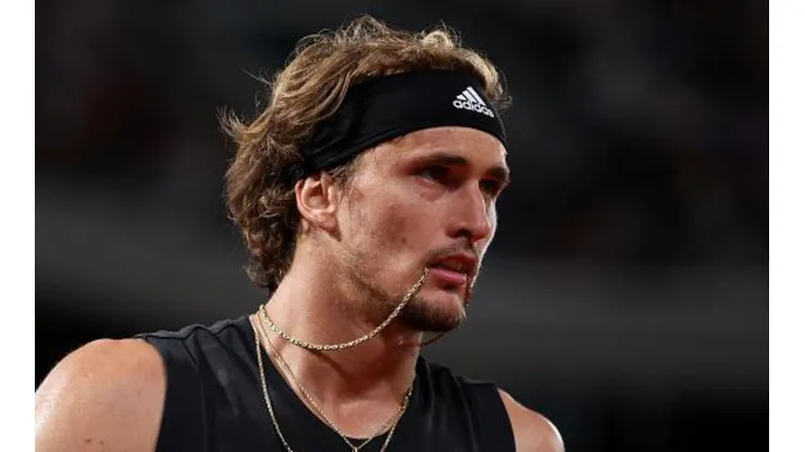 Zverev durante Roland Garros, em junho