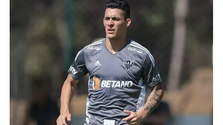 Foto: Pedro Souza/Atlético - Pavón se irritou com site argentino e tratou de soltar o verbo na web