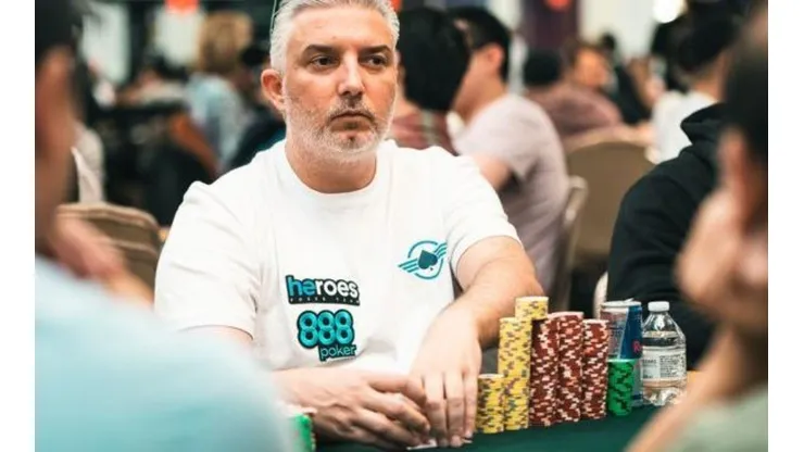 Thiago Pirani viveu o sonho do poker em Las Vegas (Foto: Alec Rome/Reprodução PokerNews)
