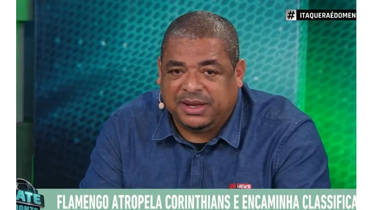 Foto: Reprodução/Jovem Pan - Vampeta soltou há pouco que Willian quer sair do Corinthians