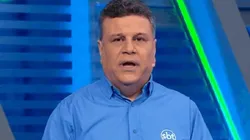 Foto: Reprodução/SBT - Téo José foi muito criticado pela torcida do Corinthians.