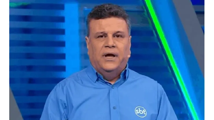 Foto: Reprodução/SBT - Téo José foi muito criticado pela torcida do Corinthians.