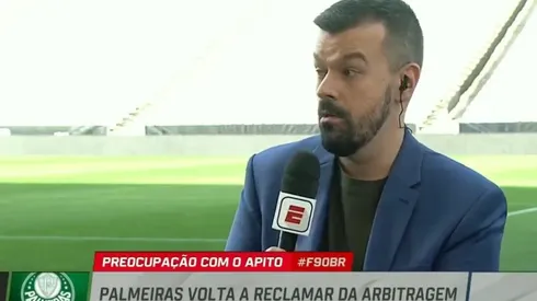 Foto: Reprodução/ESPN - Pedro Ivo Almeida comentou sobre polêmicas da arbitragem e apontou principais culpados
