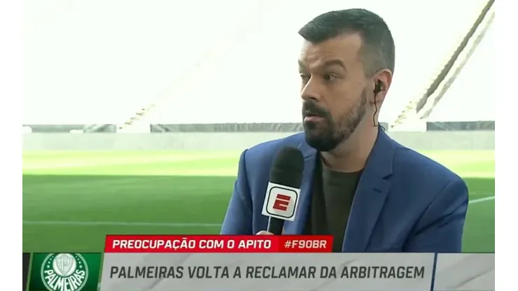 Foto: Reprodução/ESPN - Pedro Ivo Almeida comentou sobre polêmicas da arbitragem e apontou principais culpados