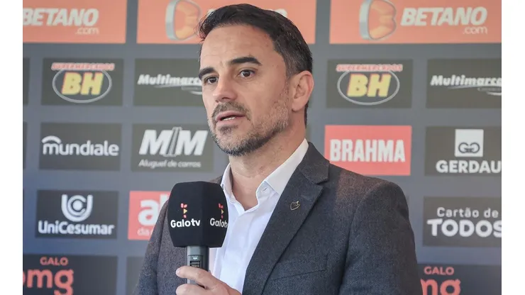 Foto: Pedro Souza / Atlético / Divulgação - Caetano: dirigente cobrou jogadores do Galo em reunião