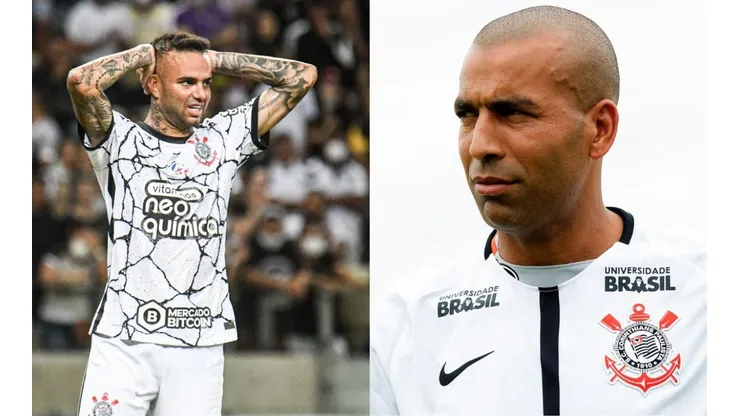 Foto Luan: Kely Pereira/AGIF e Foto Sheik: Daniel Vorley/AGIF | Sheik manda a real sobre Luan no Corinthians