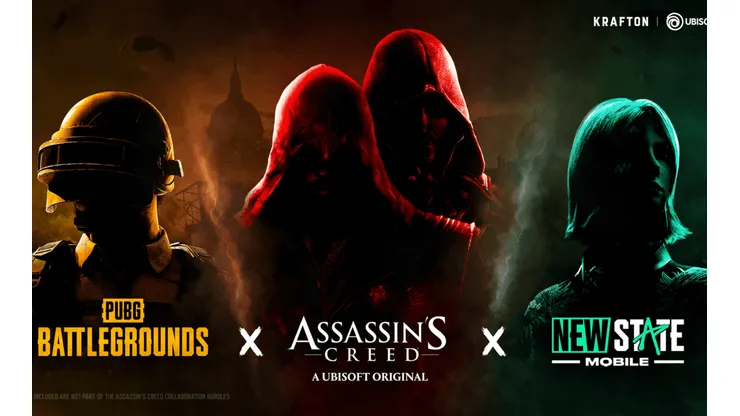 Assassin’s Creed terá crossover em PUBG: Battlegrounds e New State Mobile em agosto